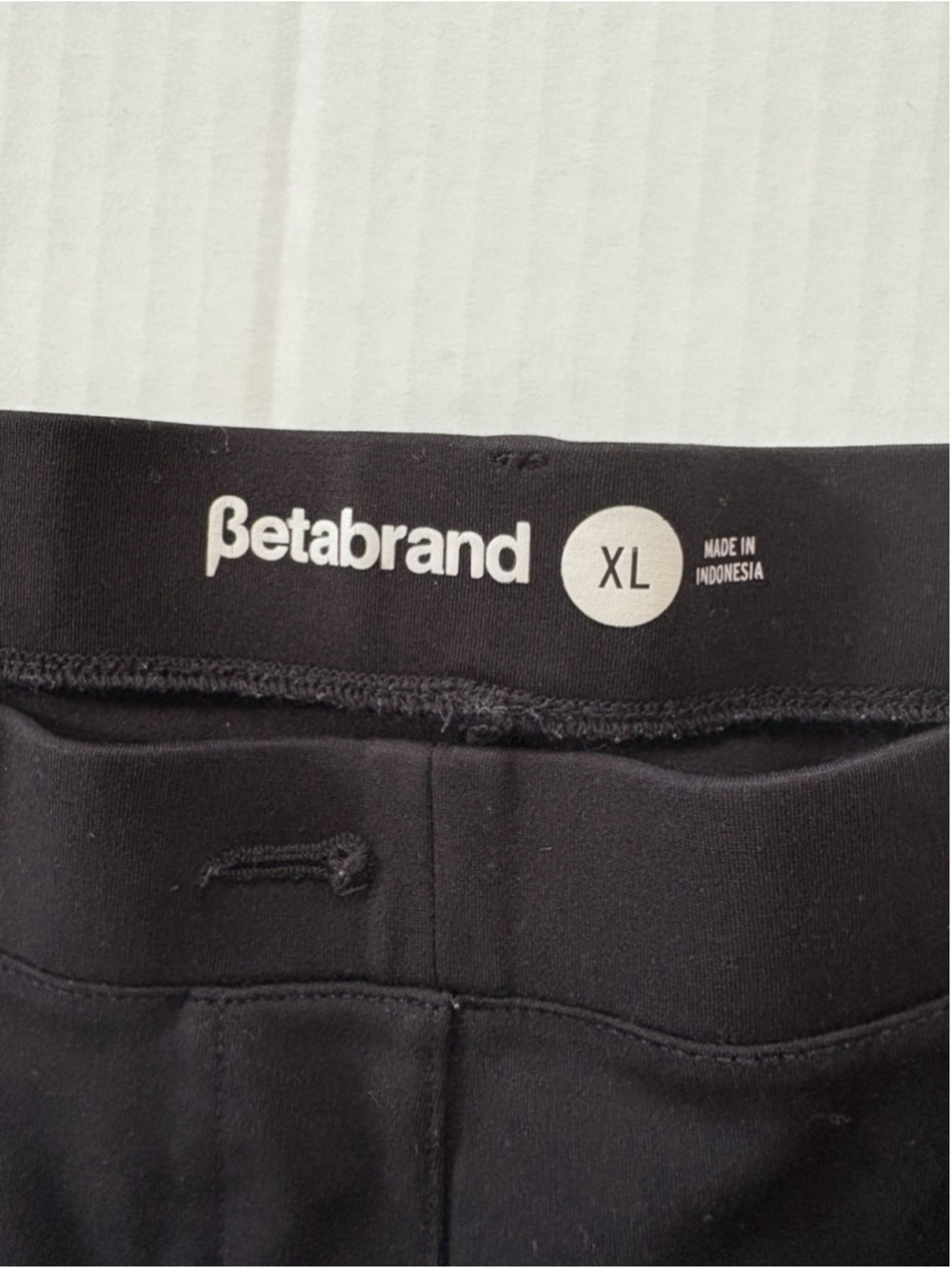 Betabrand Straight Leg Dress Pant | Black | Women's XL Stretchy Soft - Picture 3 of 7